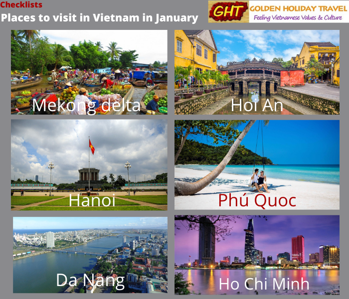 Places to visit in Vietnam in January